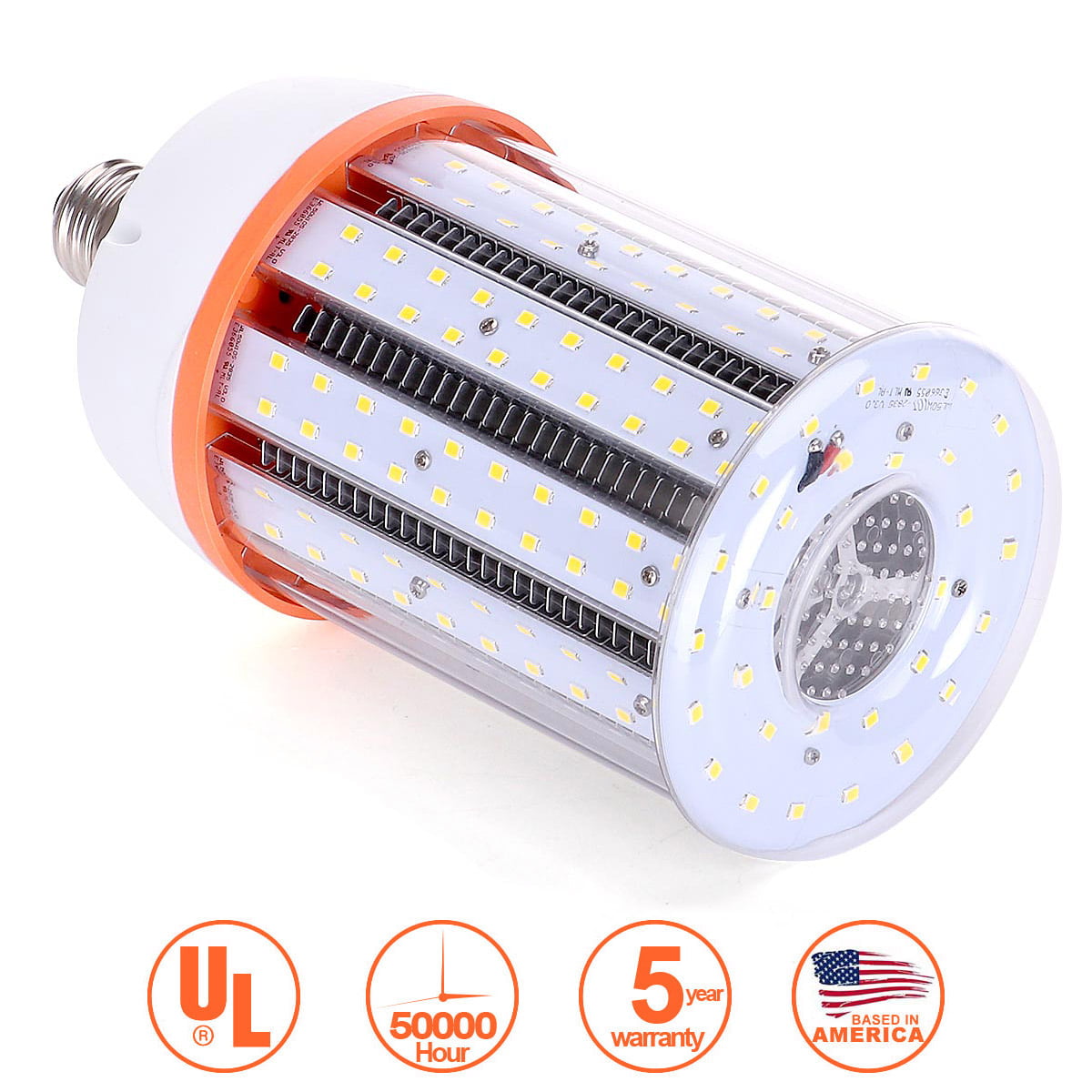 LED Corn Light Bulb E39 80W 100W 120W for Metal Halide HID HPS Replacement 5500K 