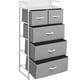 thumbnail image 3 of Organizador Tela Comoda 5 Cajones Buro Moderno Gris, 3 of 5