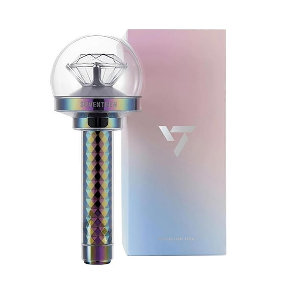 Mohdy Seventeen Bâton Lumineux, le Même Bâton de Carat Utilisé par Seventeen, 3e Génération, en Stock (Version Bluetooth), Bâton Lumineux Officiel Ver.3 Bâton Lumineux Puissance:3 Piles Alcalines Aaa (Non Incluses)