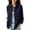 Black, variant on Women's Button Up Collared Long Sleeve Denim Shirt Jacket, Casual Loose Shacket with Chest Pockets ,Women's S-XXL