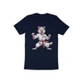 thumbnail image 5 of Funny Wolf Kung Fu Karate Judo Taekwondo Martial Art Gift T-Shirt Howling Wolf Martial Art Birthday Holiday Present Men Women Kids Tshirt, 5 of 10