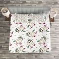 thumbnail image 3 of Ambesonne Unicorn Quilted Bedspread Set 3 Pcs, Colorful Mythical Horse, Queen Size, Multicolor, 3 of 3