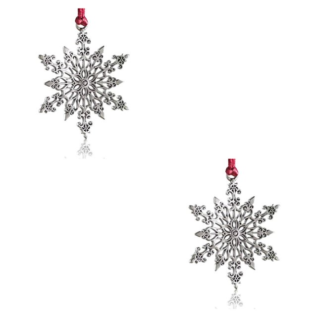 Colgante de árbol de Navidad Adorno de Navidad con cuerda colgante Bewildely SD02 2Conjunto