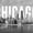 Monochromatic Chicago, variant on Elephant Stock Downtown Chicago And Lake Michigan Wall Art - Horizontal Multi Panel Canvas - Living Room Wall Decor - City Multi Panel - Blue And Gray Decor - 23" x 14"