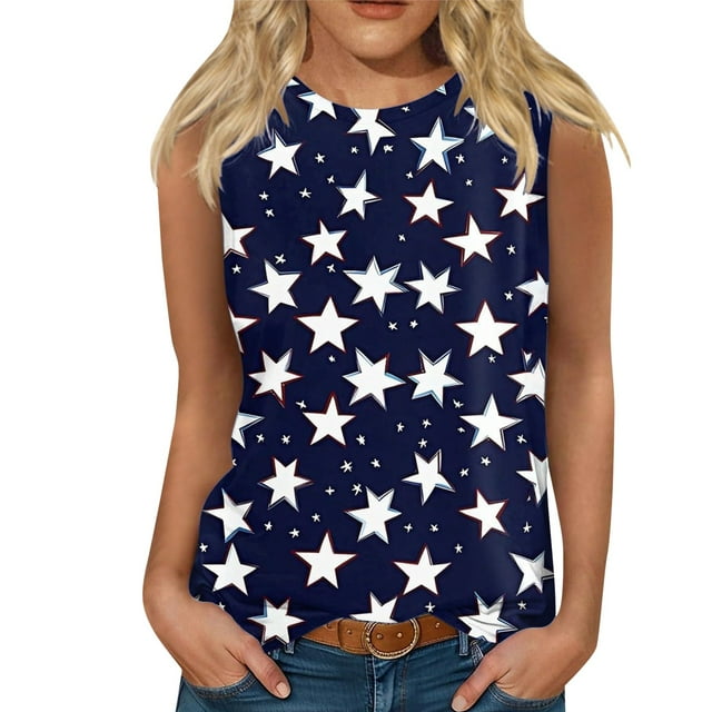 WZXFASHION Haut Imprimé Été Débardeur Femme 2025 Décontracté Col Rond Débardeur Solde Liquidation 2025 T-shirt Manches Courtes Femme
