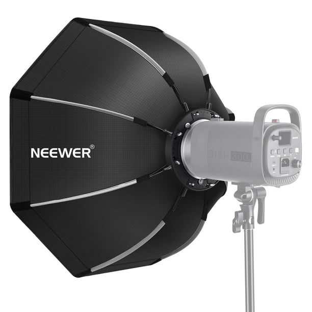 Softbox Neewer octogonal de 65 cm con soporte Bowens para estudio