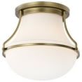 thumbnail image 6 of 60/7860-Nuvo Lighting-Valdora - 1 Light Flush Mount In Traditional Style-9 Inches Tall and 10.38 Inches Wide-Natural Brass Finish, 6 of 16