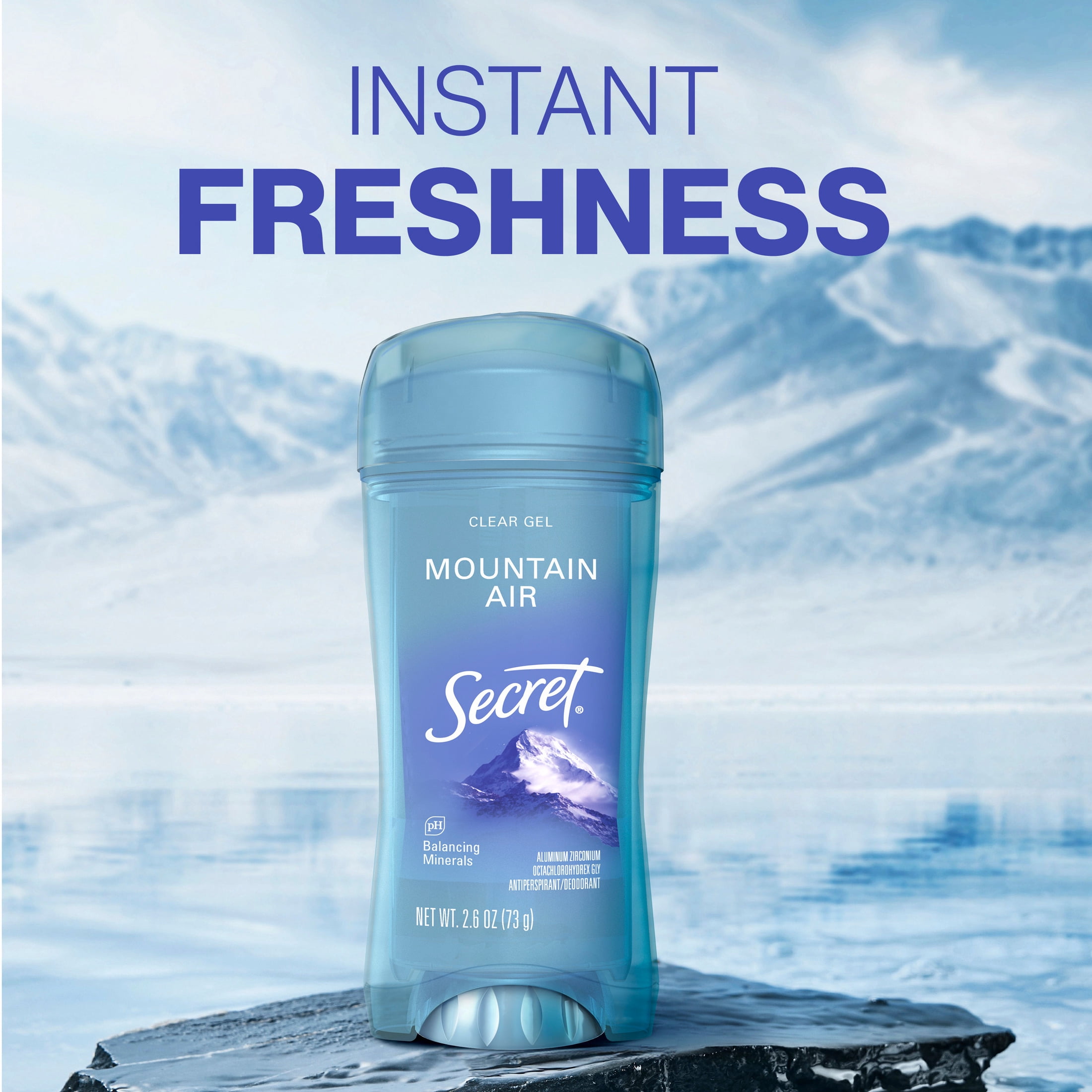 Secret Fresh Clear Gel Antiperspirant & Deodorant for Women, Mountain Air, 2.6oz