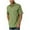 Army Green, variant on Iugvhana Classic Shirts for Men Short Sleeve Button Down Shirt with Double Pocket Regular-Fit Solid Color Lapel Tops Shirt Army Green M