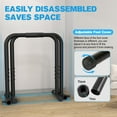 thumbnail image 7 of Relife Sports Adjustable Dip Bar Heavy Duty Dip Station Power Tower Dip Station Pull up Bar Power Rack Max Weight 300lbs Black, 7 of 7