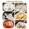 thumbnail image 3 of 6-Piece Kitchen Utensil Set Stainless Steel Cooking Tools Set Heavy-Duty Kitchen Tool Spatula Set Essential Home Kitchen Gadgets and Accessories, 3 of 6