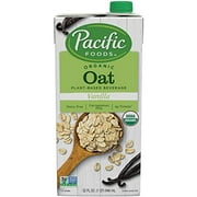 Pacific Foods Organic Oat Vanilla Plant-Based Beverage, 32Oz