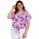 thumbnail image 1 of Blusa fresca con moño Roman Fashion Tallas Extras 1819 Lila mosaico lila 38, 1 of 6
