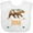 AA-White, variant on Inktastic Utah Vacation Bear Silhouette Boys or Girls Baby Bib