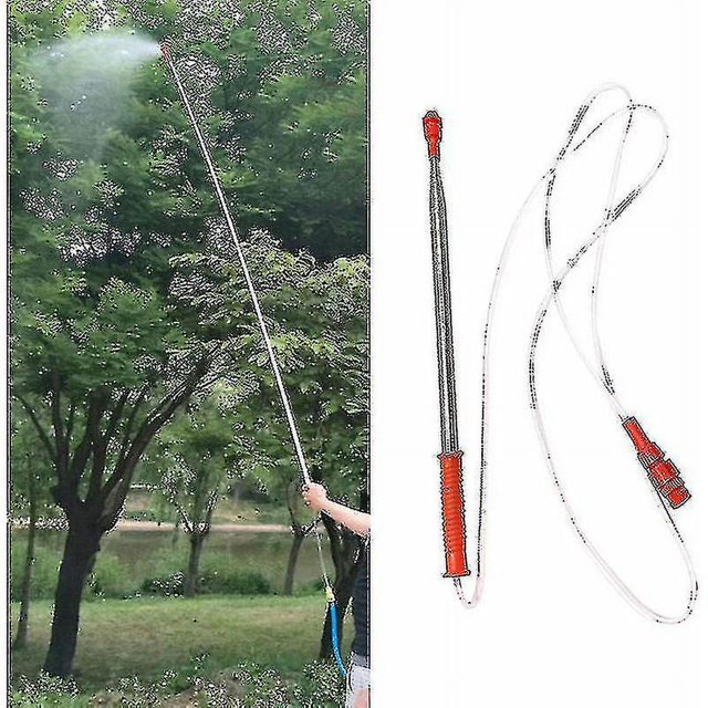 Pulverizador a presión manual telescópico de 3,3 m para pulverizar pesticidas en árboles, accesorios de riego y tanques de jardín.