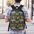 thumbnail image 5 of Xecao Rock Your Socks print Travel Backpack, Large Computer Backpack for Men Women, College School Rucksack Book Bag, 5 of 5
