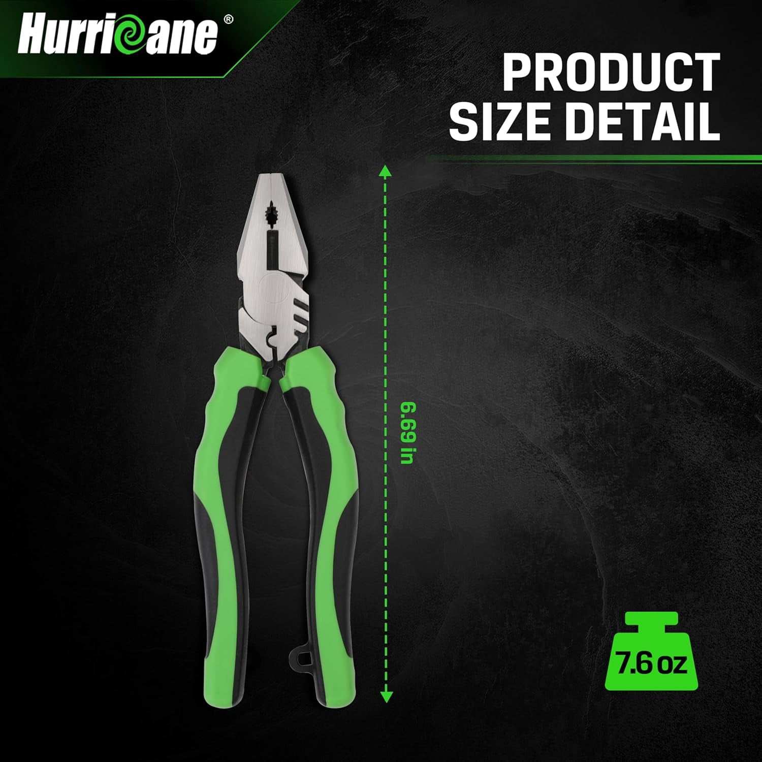6" Stripped Screw Extractor Pliers, Pro Linesman Pliers with Non-Slip Jaws, Remove Damaged/Rusted Screws Fast, with Wire Cutter, Crimper & Stripper