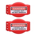 thumbnail image 2 of Bloqueo de válvula plástico de ingeniería ABS Cerraduras de válvula de seguridad industrial Resistencia a altas temperaturas para energía eléctrica para productos químicos, 2 of 8