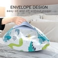 thumbnail image 7 of GZHJMY Dinosaurs Satin Pillowcase, Soft Breathable Silk Pillow Case with Envelope Closure for Hair and Skin, Queen Size 30 x 20 Inch Home Decor, 7 of 7