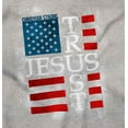 thumbnail image 2 of Trust Jesus USA American Flag Cross Men's Graphic T Shirt Tees Brisco Brands S, 2 of 6