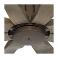 thumbnail image 3 of 60" Possini Euro Design Defender Industrial Rustic Indoor Outdoor Ceiling Fan Remote Oil Rubbed Bronze Weathered Oak Damp Rated Patio, 3 of 7