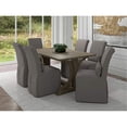 thumbnail image 4 of Sunset Trading Newport 20" Fabric Slipcovered Dining Chair in Gray, 4 of 5