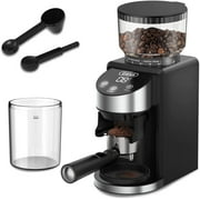 Gevi Electric Coffee Grinder, Adjustable Burr Mill with 35 Precise Grind Settings, Black, New
