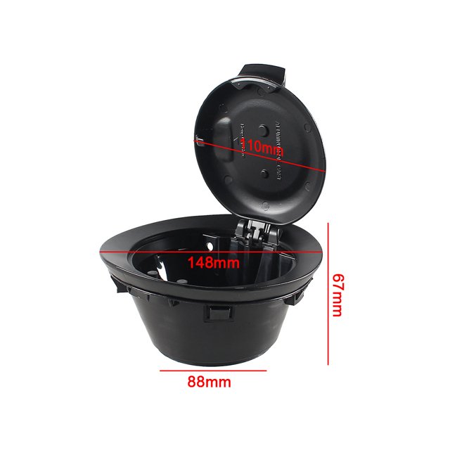 Bouchon de Remplisseur de Gaz Accessoires de Porte de Réservoir de Carburant 68250120AA Remplacement pour 2008-2019