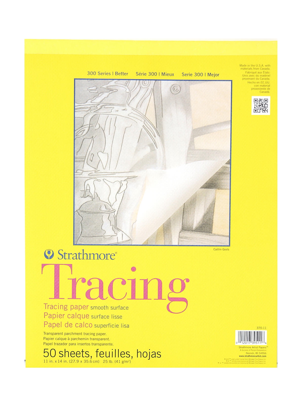 300 Sheets Loose Tracing Paper Sketch Art Transfer Overlay Drawing 8.5”X 11”
