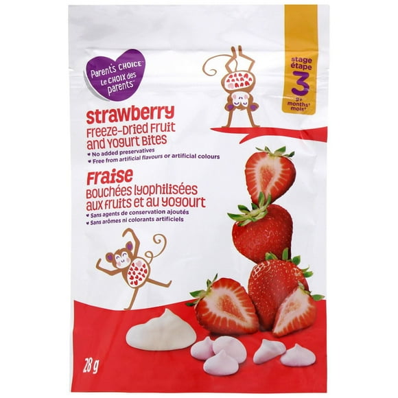 Le choix du parentMC Bouchées au yogourt - fraise 28g