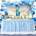 thumbnail image 7 of Wehilion Tulle Table Skirt Ruffle Tutu Table Cloth, LED Table Skirt for Rectangle Table for Baby Shower Wedding, Birthday Party Decoration, 7 of 7