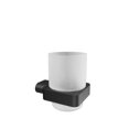 thumbnail image 1 of Volkano V4555 Flow Glass Tumbler - Matte Black, 1 of 1