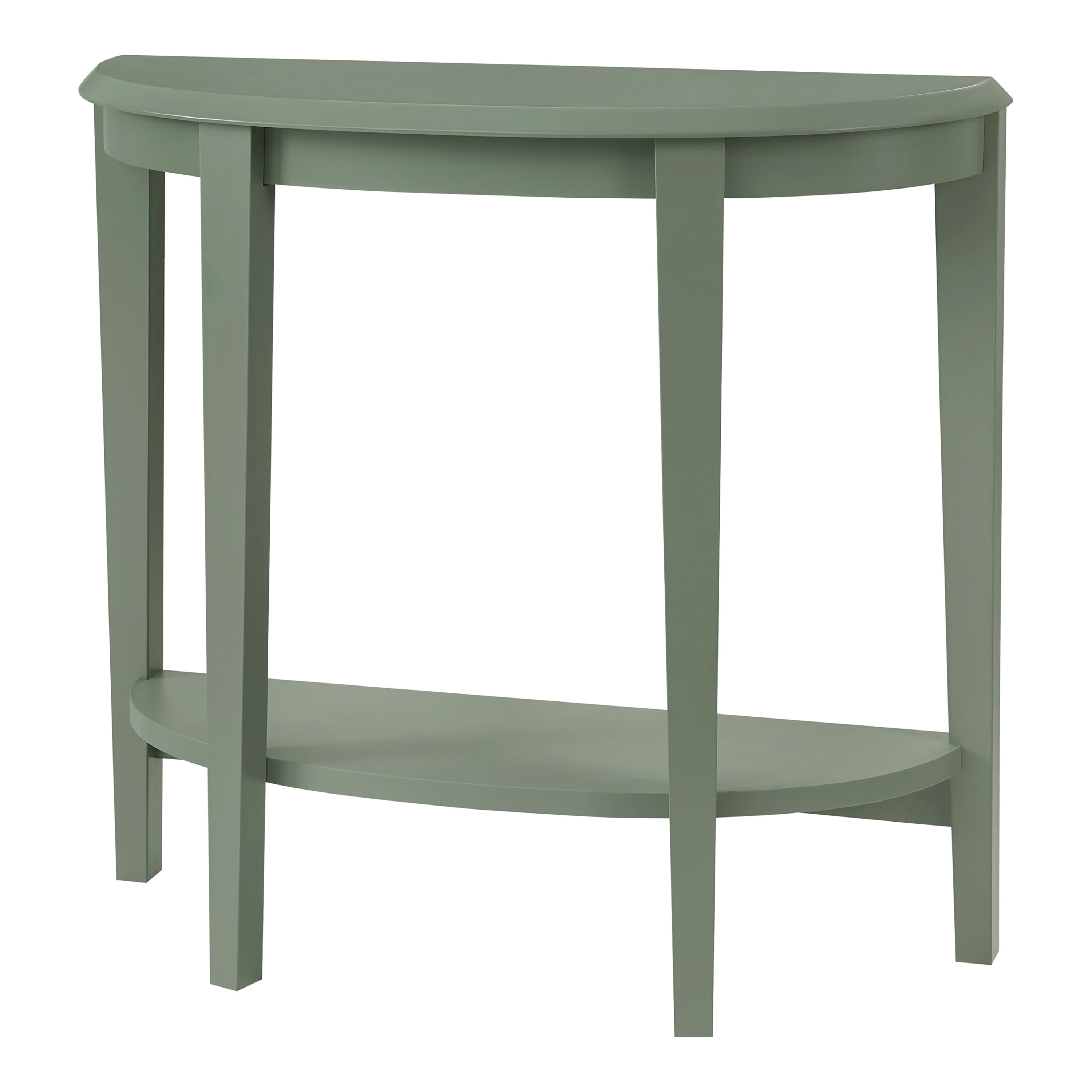 Furniture of America Lune 1-Shelf Wood Sage Green Hallway Console Table
