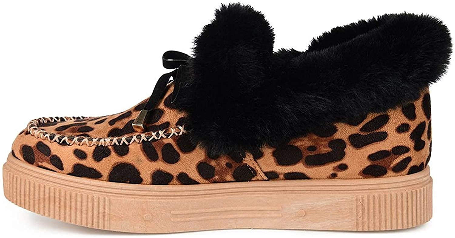 Women Casual Fashion Flat Boots Warm 