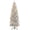 7.5ft, variant on Senfot 6ft PVC Mixed Flocked Slim Pencil Christmas Tree Indoor Farmhouse Narrow Space Home Xmas Holiday Party Decor