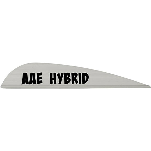 AAE Hybrid 26 Vanes Arrow Fletching White 50PK