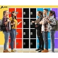 thumbnail image 3 of AdirOffice 72" Steel Large Metal 4-Door Storage Locker for School & Office with Keys and Hangers, Black, 3 of 9