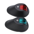 thumbnail image 3 of Yacht Signal Light, Boat Navigation Lights Red Green Light PC  For Sailing Black, 3 of 8