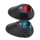 thumbnail image 2 of Uadme Yacht Signal Light PC DC12V‑24V Ángulo de radiación de 112,6° Altamente Visible para la mayoría de los Equipos eléctricos de embarcaciones personales(Negro), 2 of 5