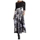 thumbnail image 1 of Vestido estampado bohemio largo de manga larga ajustado informal de otoño e invierno para mujer, vestidos de otoño para mujer Fridja  nbo2238, 1 of 6