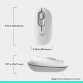 thumbnail image 5 of Logitech POP Mouse, Wireless, Customizable Emoji, SilentTouch Technology, Multi-Device, Off-white, 5 of 15