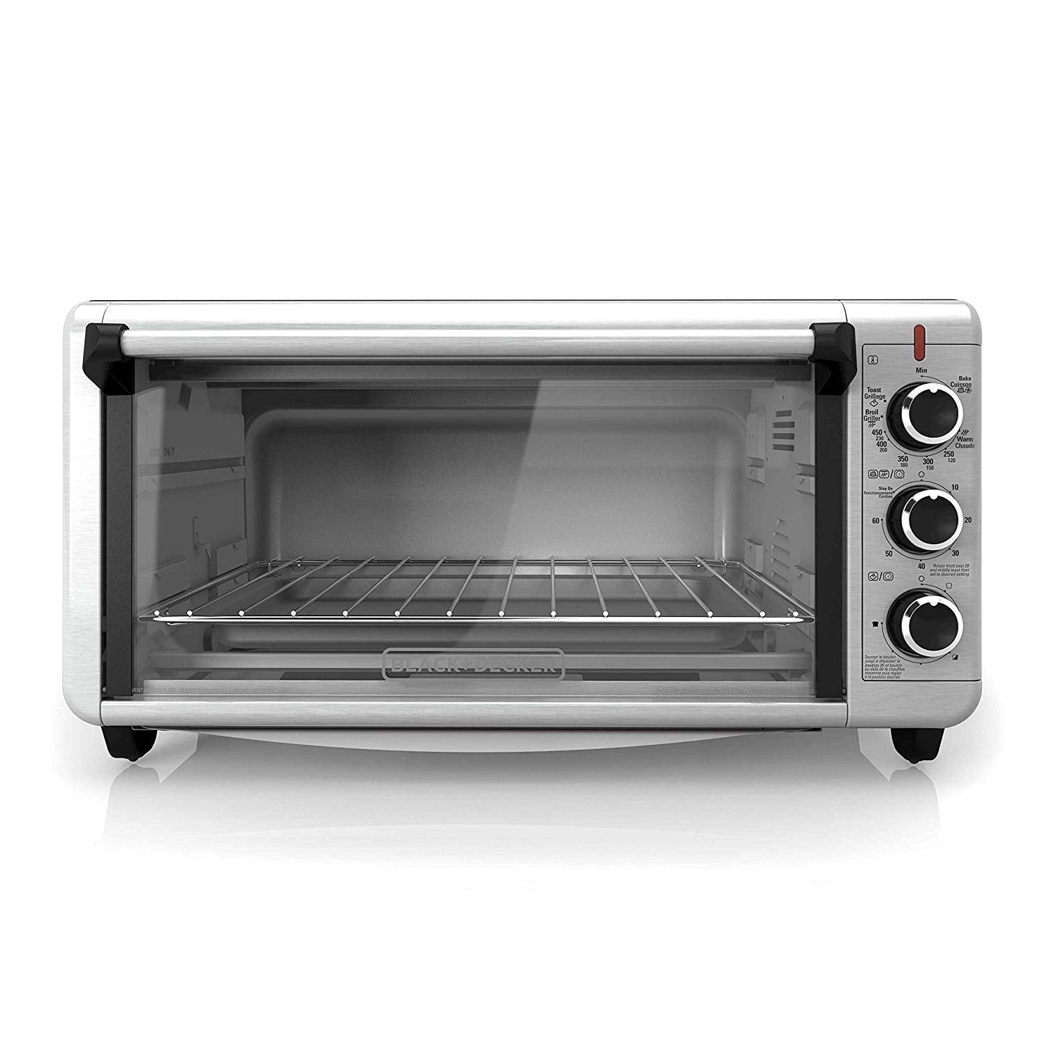 black and decker extra wide toaster oven