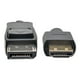 Eaton Tripp Lite Series DisplayPort HDMI 15 ft 1.2 to Active Adapter Cable (M/M), 4K 60 Hz, Gripping HDMI Plug, HDCP 2.2, (4.6 M) - Câble adaptateur - DisplayPort mâle vers HDMI mâle - 15 pi - noir - actif, 4K – image 2 sur 6