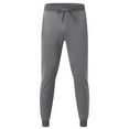 thumbnail image 5 of Pxiakgy men's pants Mens Pants Casual Solid Color Lace-up Track Workout Pants with PocketMen's Casual Pants Dark Grey + L, 5 of 7