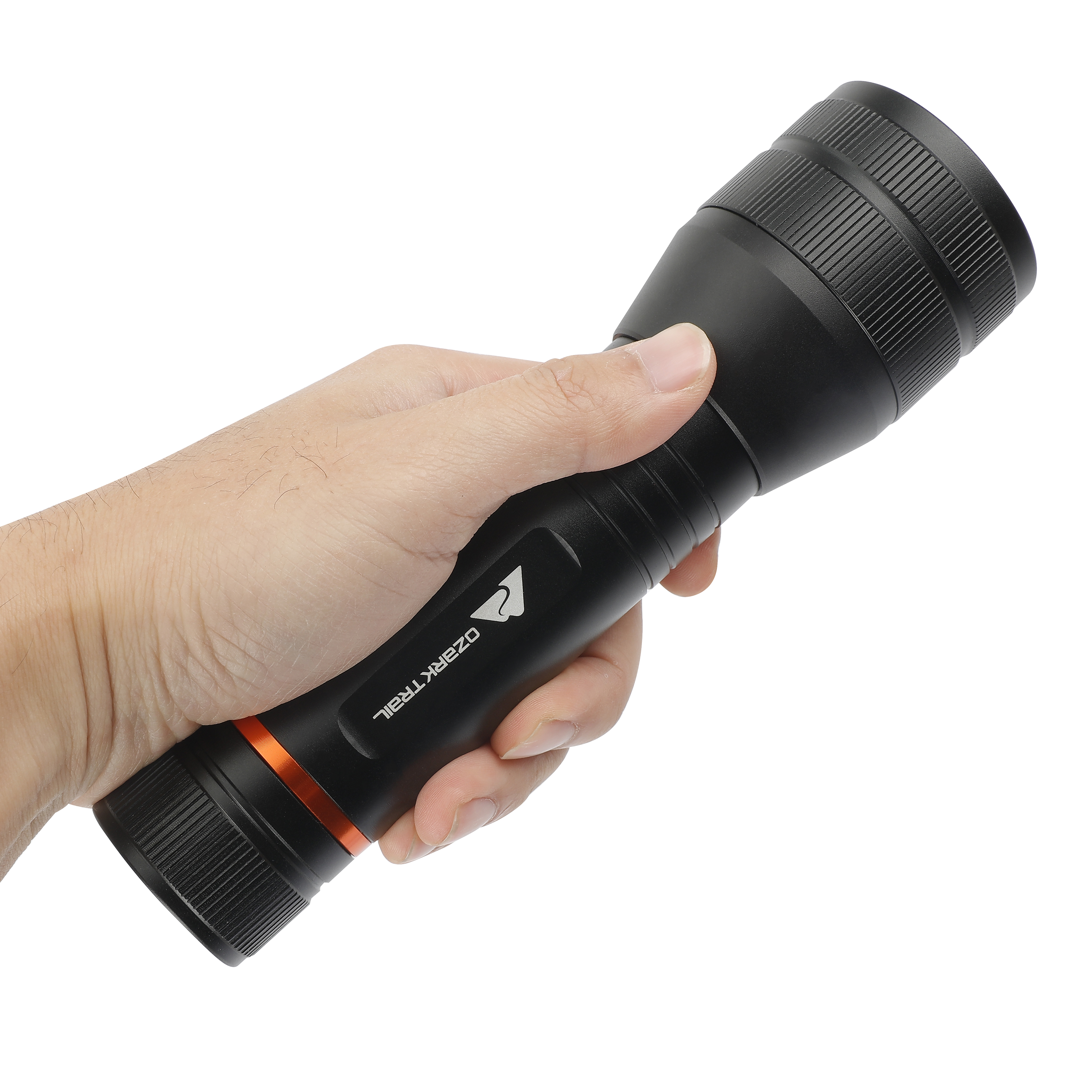Linterna enfocable de 1500 lúmenes con bolígrafo de luz adicional, impermeable, negro 6