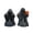 2pc, variant on Halloween Ghost LED Night Light, Resin Black Grim Reaper Figurine Lamp, Spooky Illuminated Decoration for Desktop Tabletop Home Display