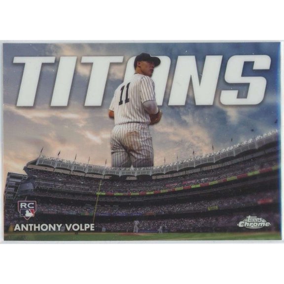 MLB 2023 Topps Chrome Update    Anthony Volpe CT-19 (Rookie, Titans)