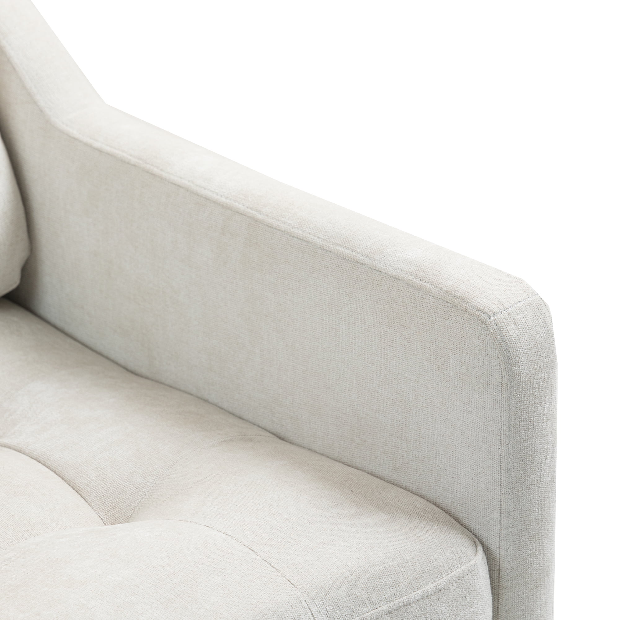 Comfortable armchair with USB charging port, ergonomic wide backrest, vintage wooden legs, comfortable upholstered armchair with side storage for living room bedroom