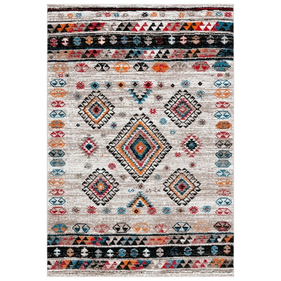 SAFAVIEH Vintage Hamadan Carmella Oriental Area Rug, Ivory/Black, 8' x 10'