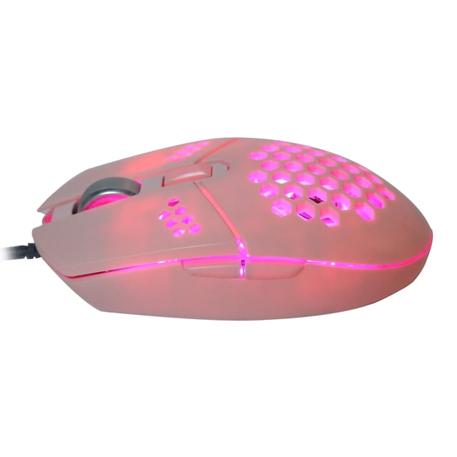 Souris de Jeu Rétroéclairée RVB DPI Réglable Filaire pour Portable Appareil Externe avec Ventilateur de Refroidissement